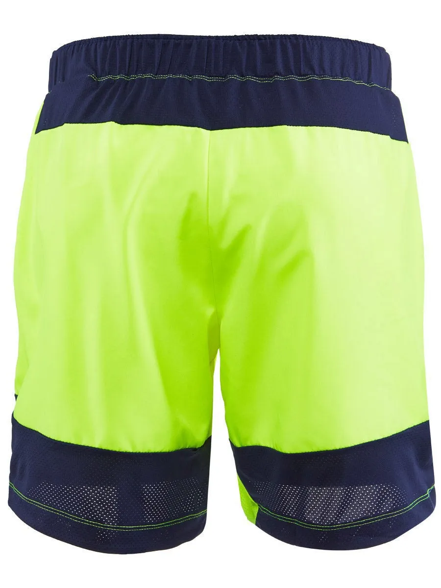 Asics Club M 7in Short New - safety yellow/peacoat